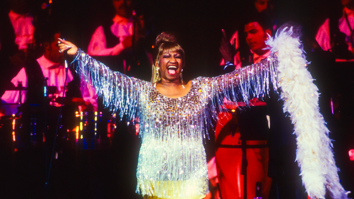 Esperanza con Celia Cruz