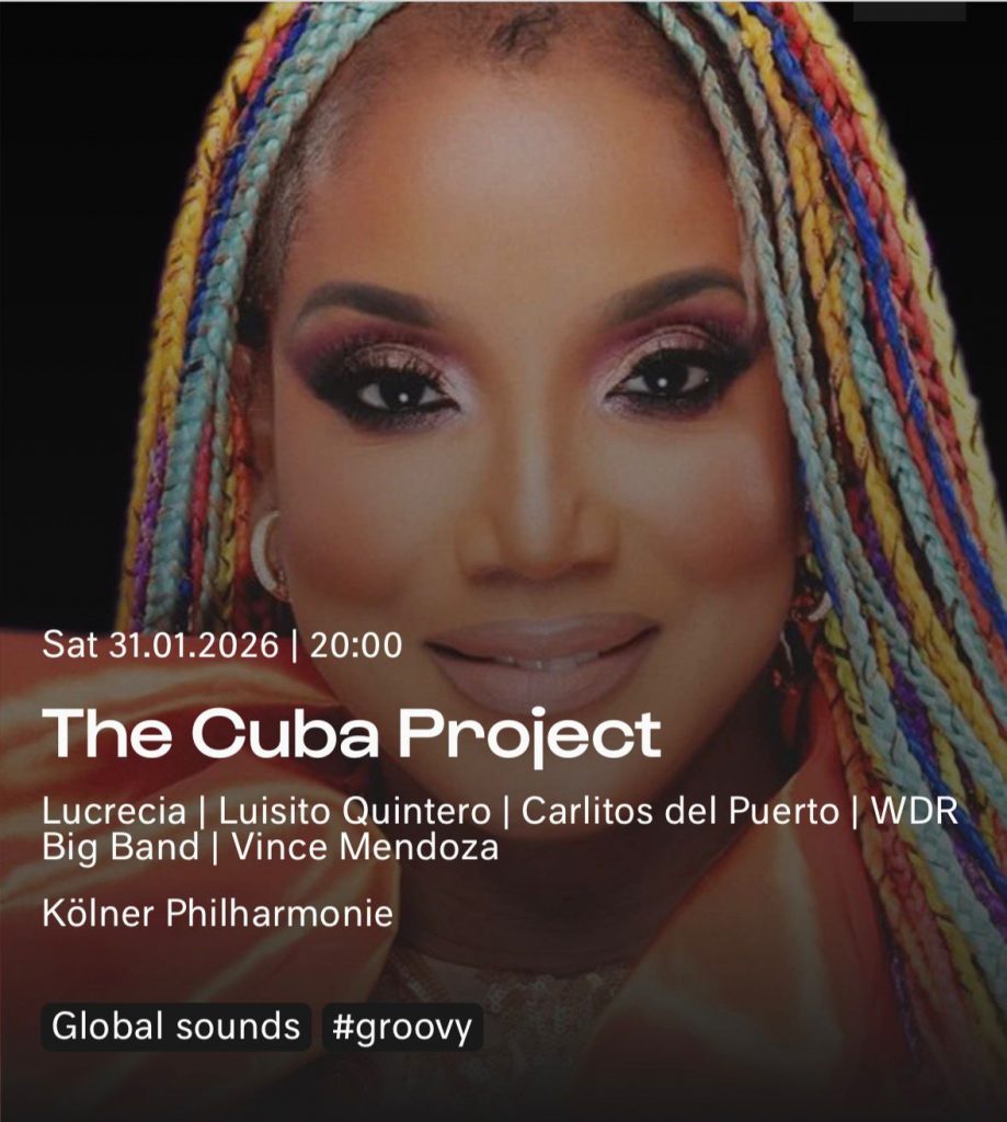 Lucrecia participará en el primer concierto de música cubana en Colonia.